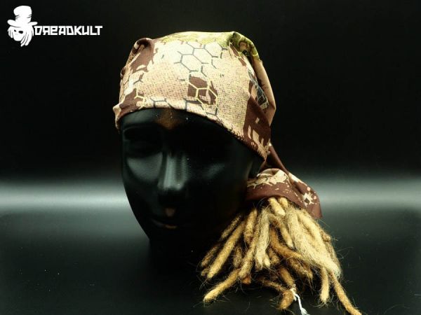 Dread tube - geometric sand dreadtube, dreadtube, dread headband, drealocks rule, tube, awesome tube, bandana for dreadlocks,